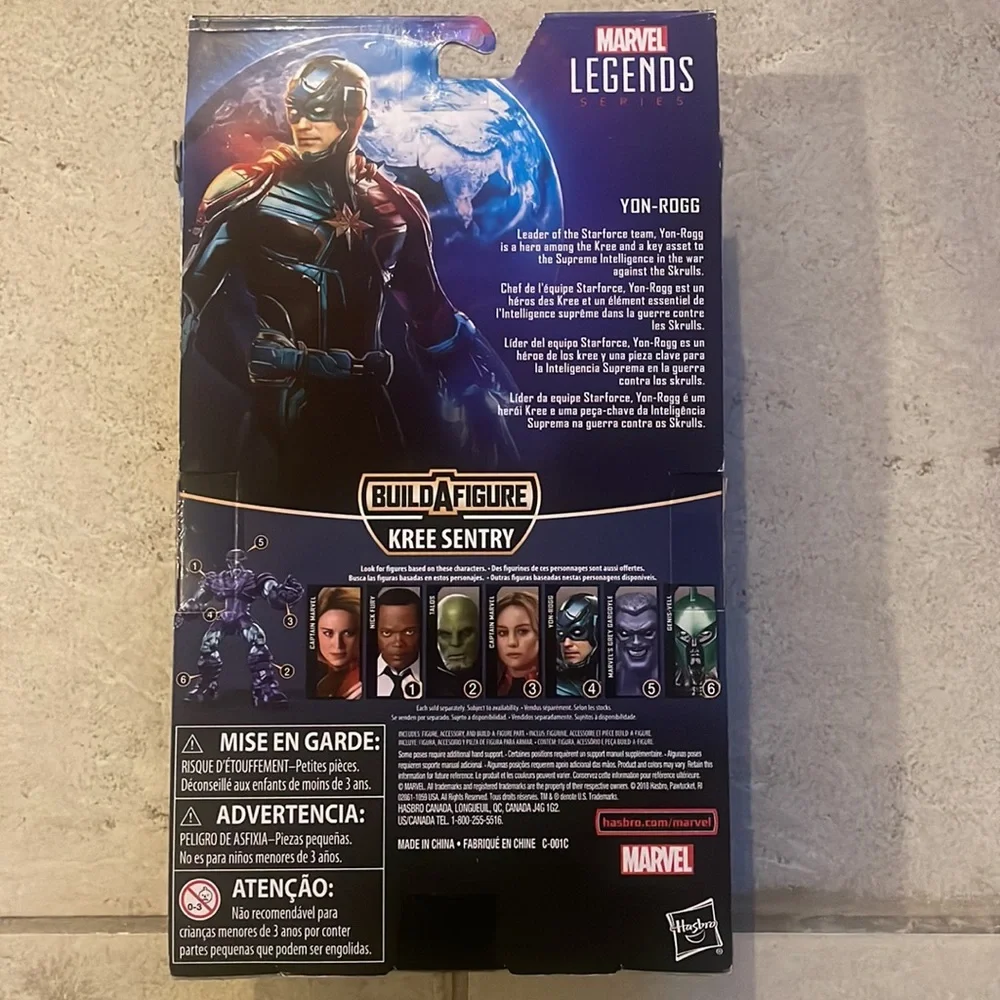 Never Opened Hasbro: Marvel Legends Series-Captain Marvel Yon-Rogg - Picture 2 of 4